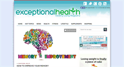 Desktop Screenshot of exceptionalhealth.org