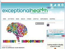 Tablet Screenshot of exceptionalhealth.org